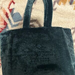 Kate spade faux shearling tote
